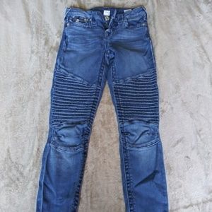 True Religion Moto Skinny Jeans Size 25